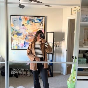 H&M Striped Knit Top